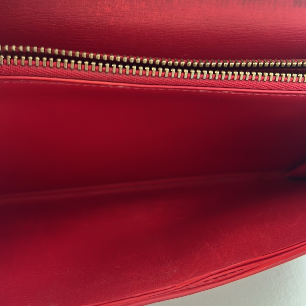 Louis Vuitton Red Epi Continental Wallet - Picture 8 of 13